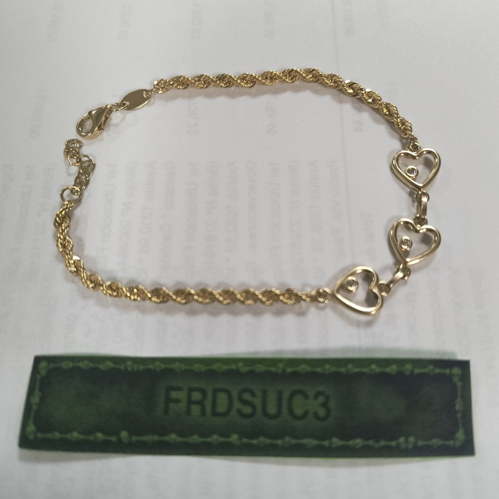 PULSERAS DAMA ORO 14K 2.7 (NUEVO)