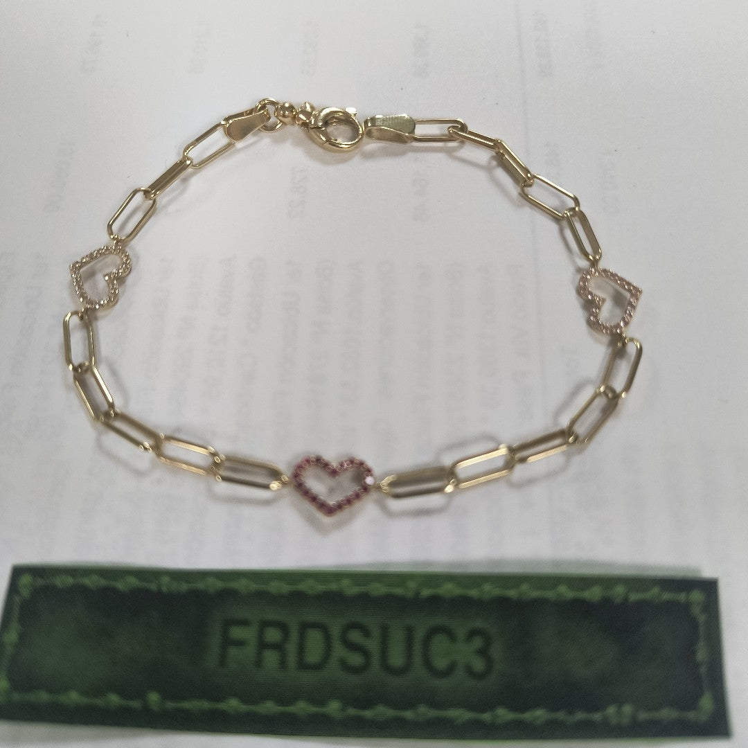 PULSERAS DAMA ORO 14K 3.2 (NUEVO)