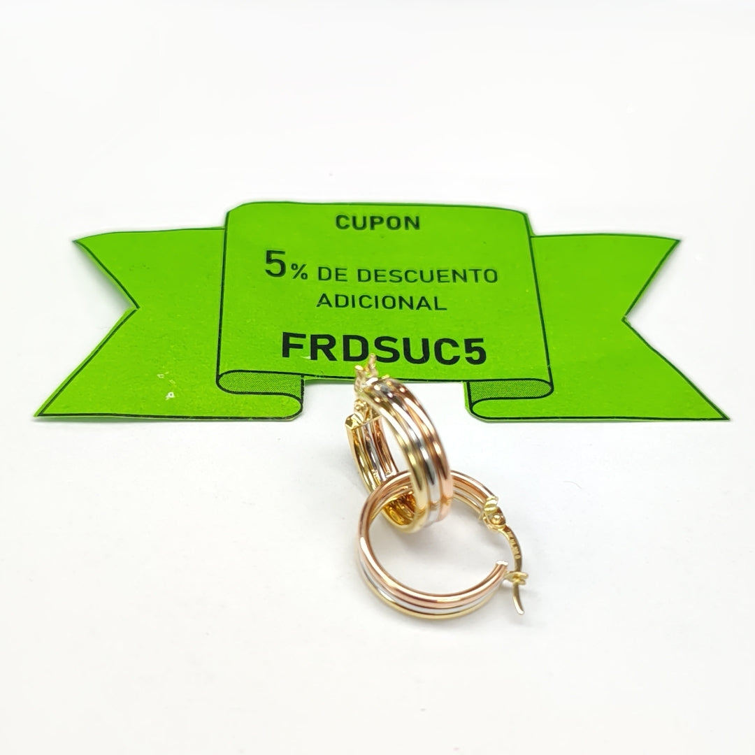 ARRACADAS ORO 14K 2.4 (NUEVO)