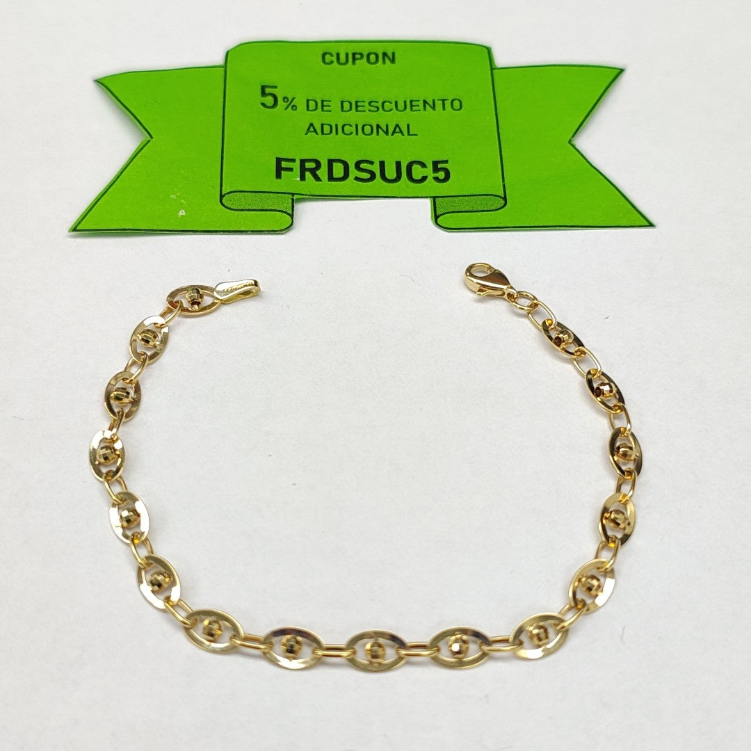 PULSERAS DAMA ORO 14K 3.8 (NUEVO)