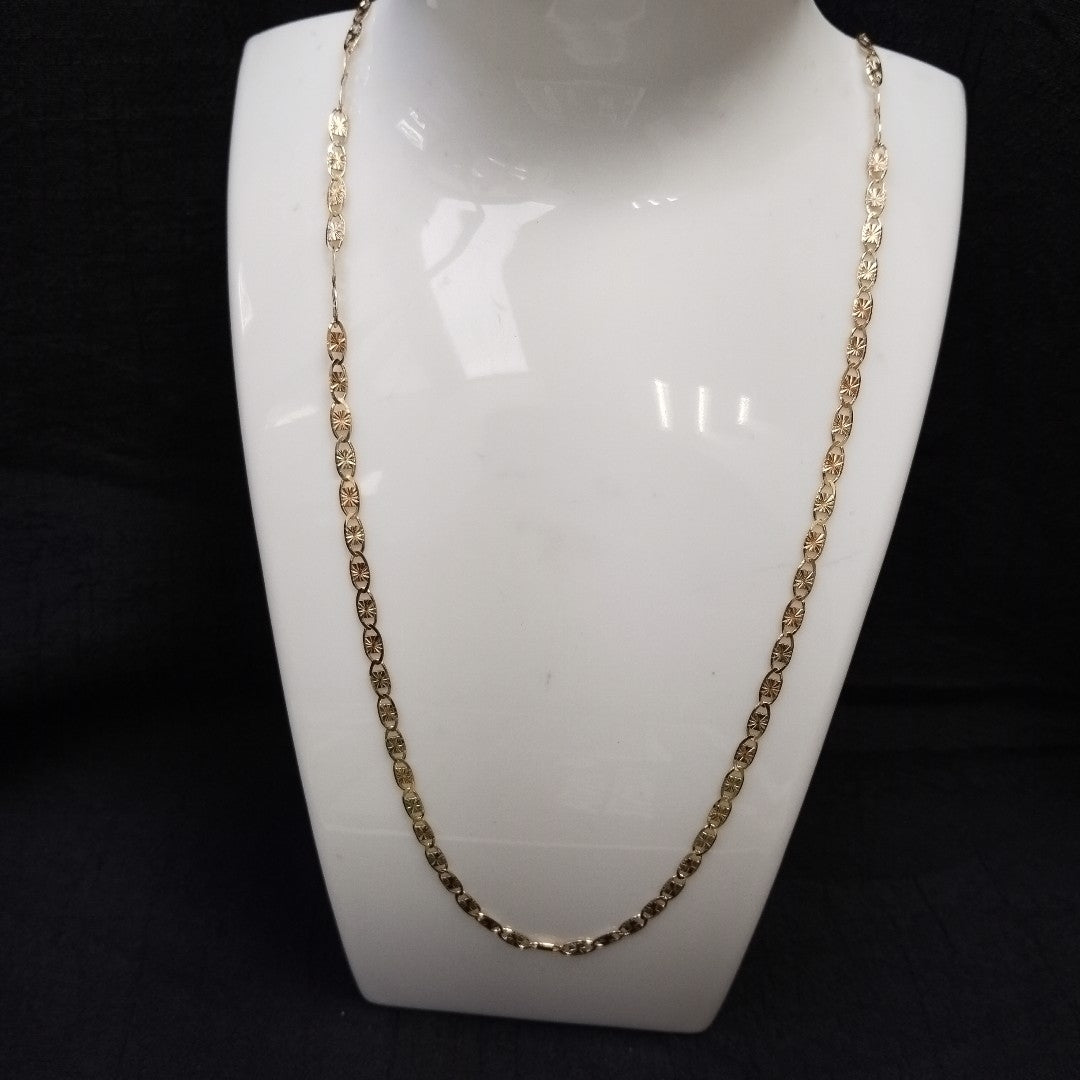 CADENA GUCHI 14K 55 CM 7.9 GR (NUEVO)