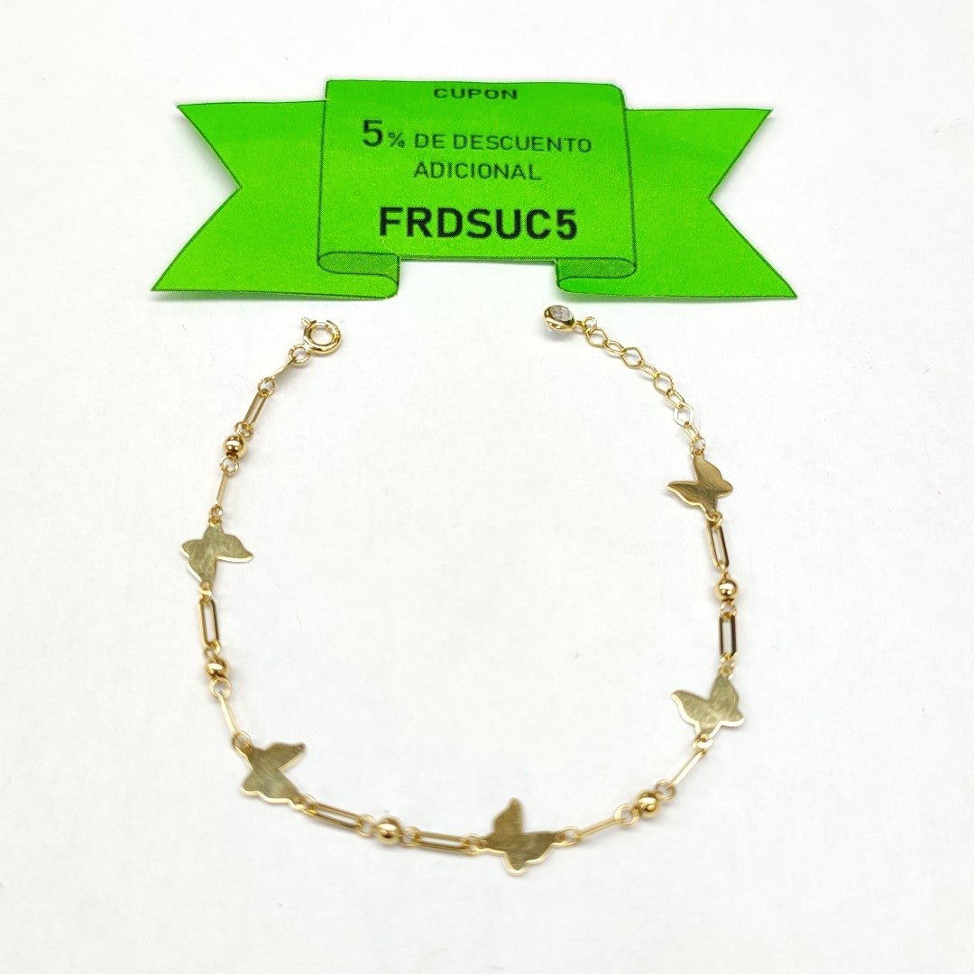 PULSERAS DAMA ORO 14K 2.1 (NUEVO)
