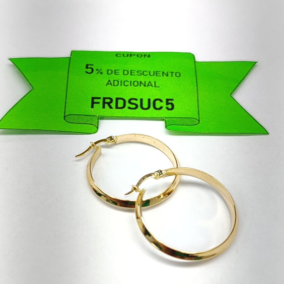 ARRACADAS ORO 14K 2 (NUEVO)