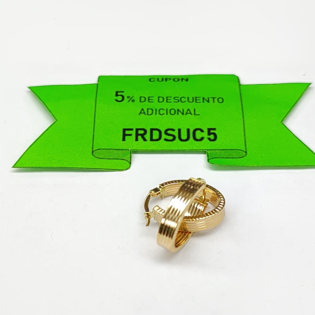 ARRACADAS ORO 14K 2 (NUEVO)