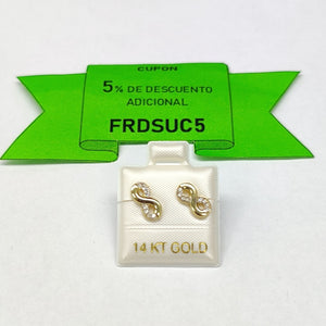 BROQUELES ORO 14K 1.3 (NUEVO)