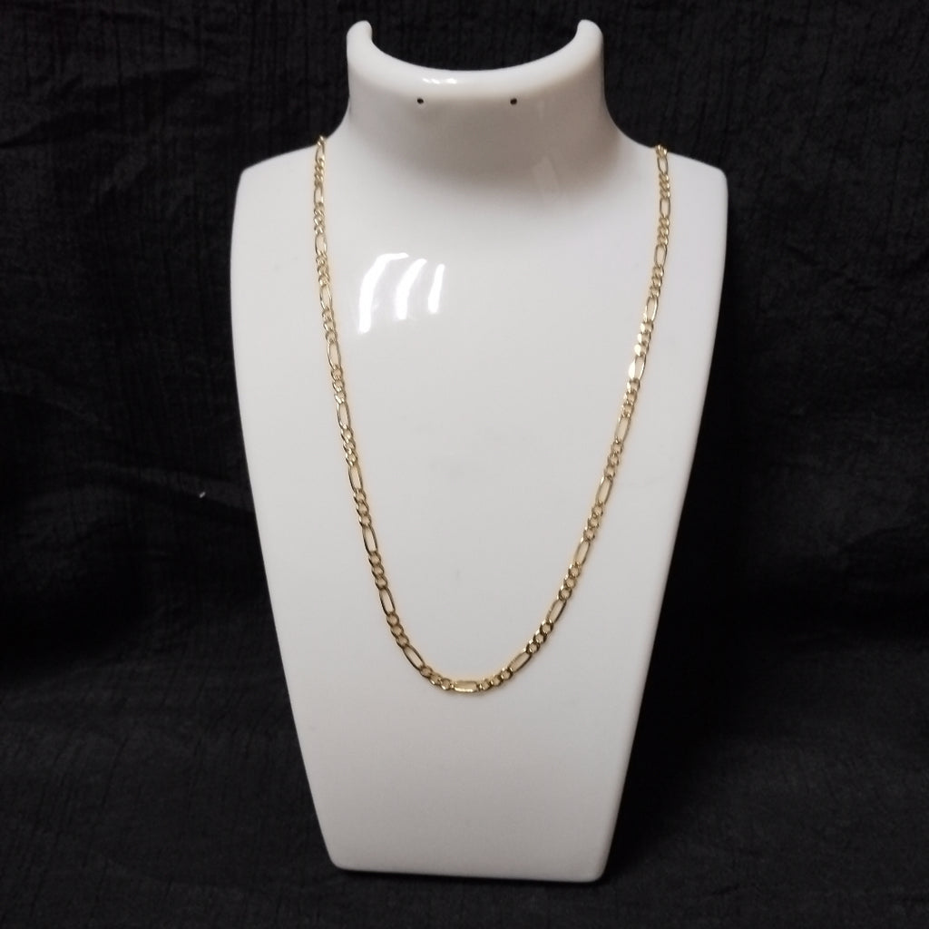 CADENAS 3X1 DIAMANTADA ORO 14K 55 CM 8.6 GR (NUEVO)