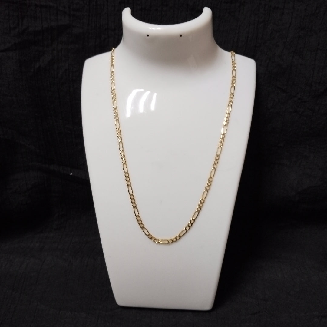 CADENAS 3X1 DIAMANTADA ORO 14K 55 CM 8.6 GR (NUEVO)