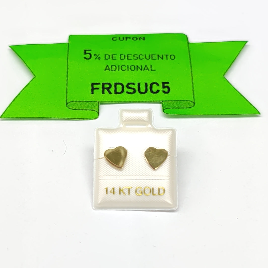 BROQUELES ORO 14K 1.2 (NUEVO)
