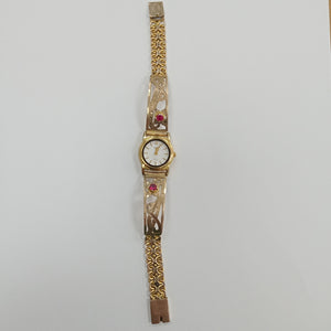 RELOJ CAJA ACERO PULSO ORO ORO 10 K 13 GRMS (SEMINUEVO)