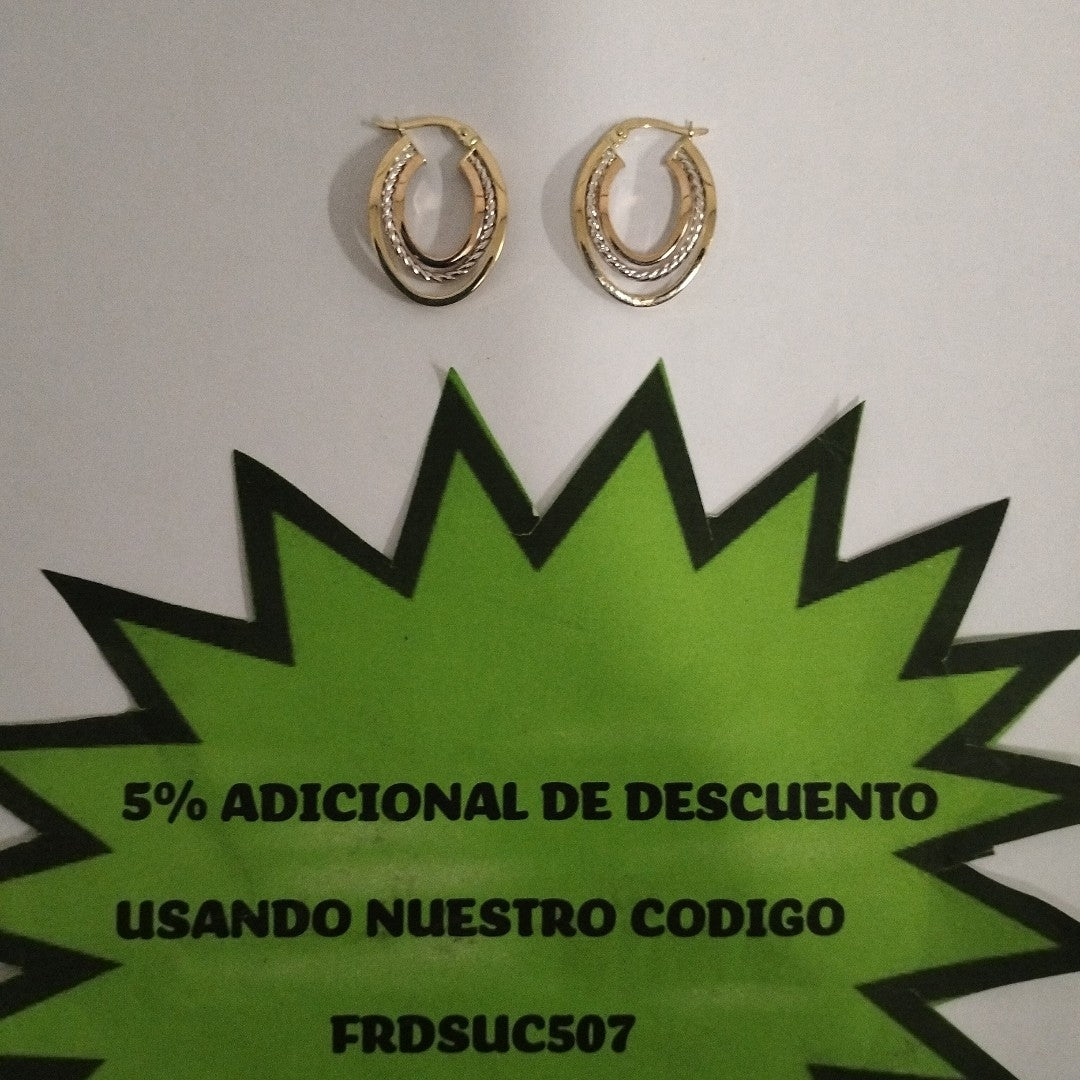 ARRACADAS ORO 14K 2.6 (NUEVO)