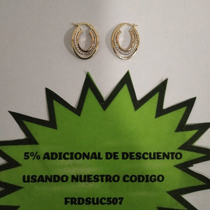 ARRACADAS ORO 14K 2.6 (NUEVO)