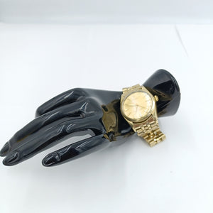 RELOJ CAJA ACERO PULSO ORO ORO 10 K 97.4 GRMS (SEMINUEVO)