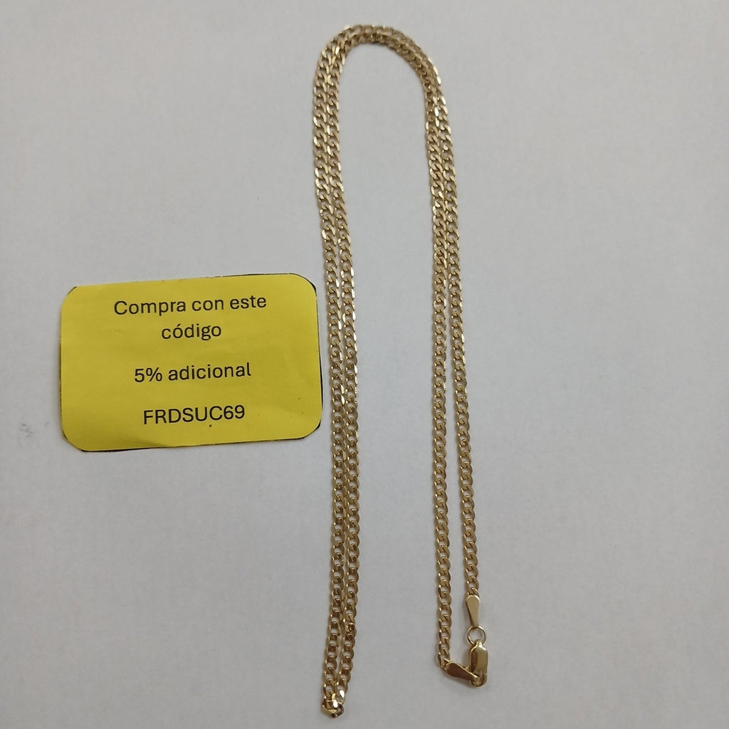 CADENA BARBADA 14K 55 CM 5.5 GR (NUEVO)