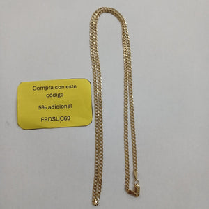 CADENA BARBADA 14K 55 CM 5.5 GR (NUEVO)
