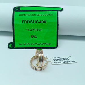 ARRACADAS ORO 14K 2.4 (NUEVO)