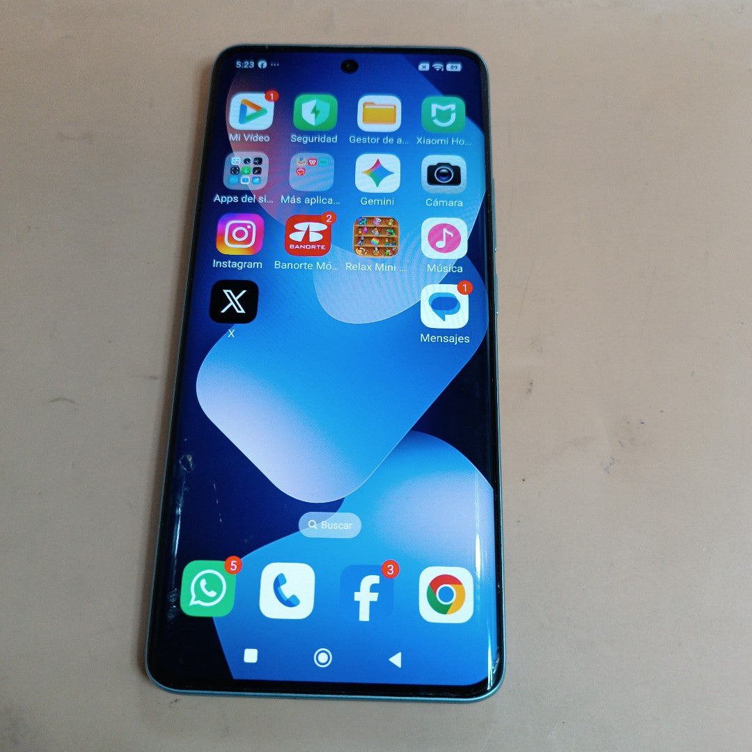 CELULAR XIAOMI REDMI NOTE 15 2510DRA23L (2026) 256 GB 8 GB RAM (SEMINUEVO)