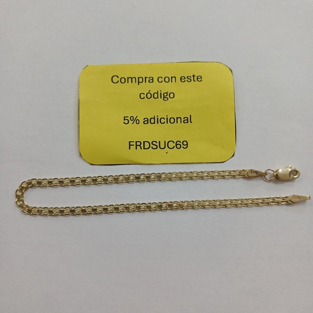 PULSERA BISMARK 14K 18 CM 2.4 GR (NUEVO)