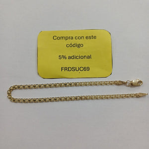 PULSERA BISMARK 14K 18 CM 2.4 GR (NUEVO)