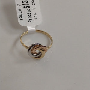 ANILLOS DAMA ORO 14K 1.2 (NUEVO)