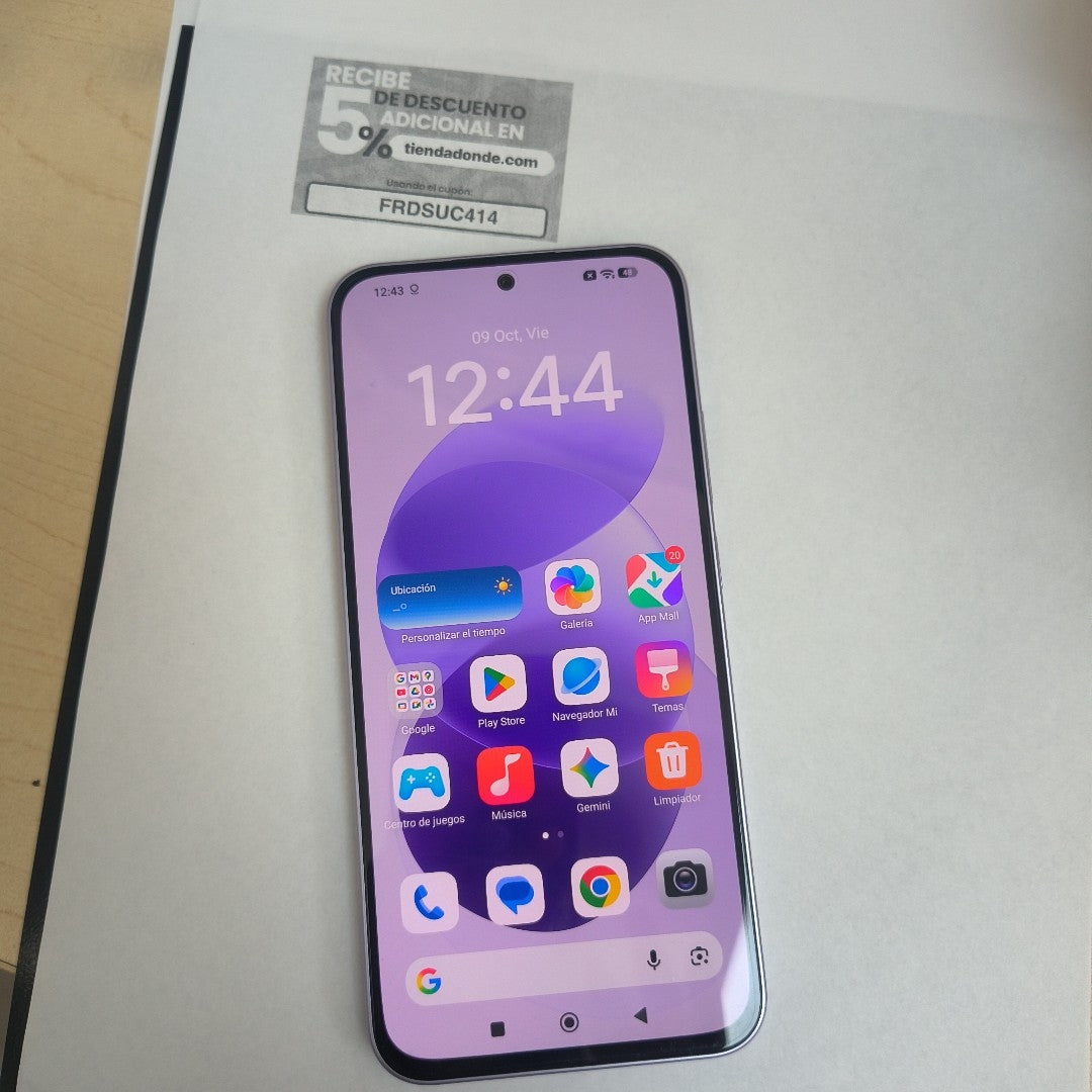 CELULAR XIAOMI REDMI NOTE 17 26012RN62L (2026) 128 GB 6 GB RAM (SEMINUEVO)