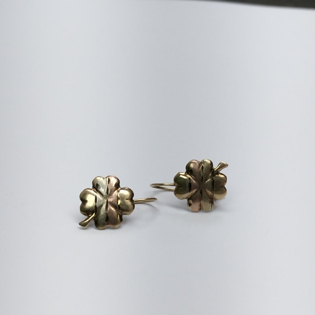 ARETES PAR ORO 10 K 1,30 GRMS (SEMINUEVO)