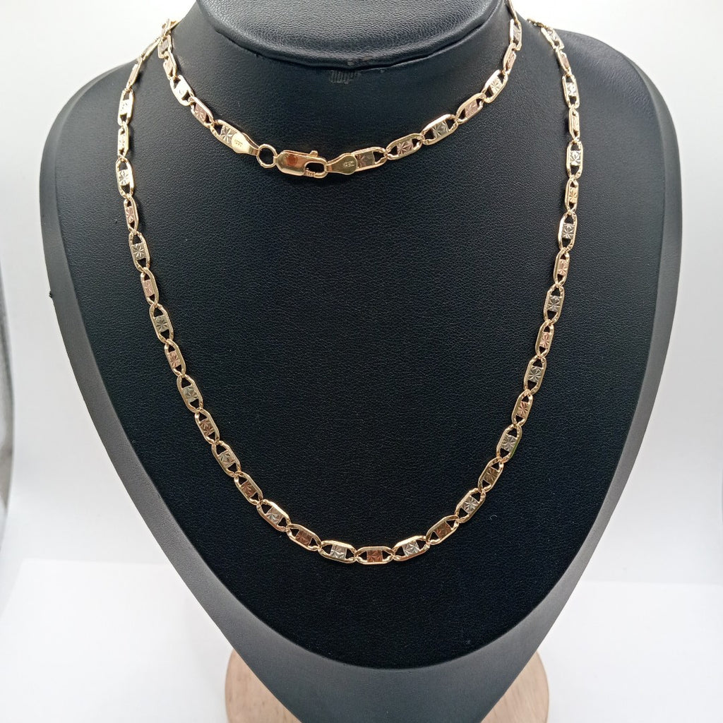 CADENA ORO COMBINADO 14 K 17,70 GRMS (SEMINUEVO)