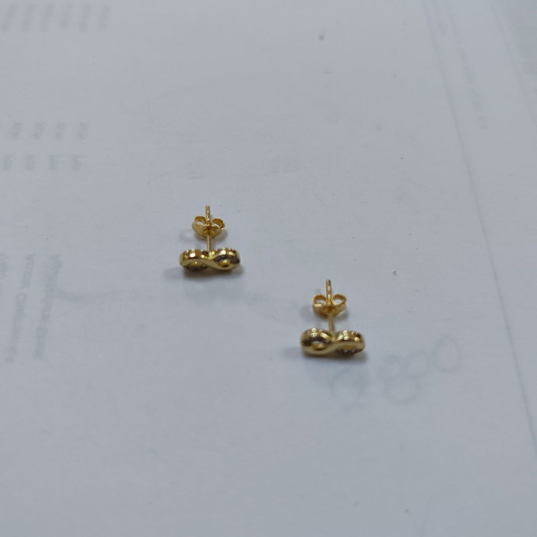 BROQUELES ORO 14K 1.3 (NUEVO)