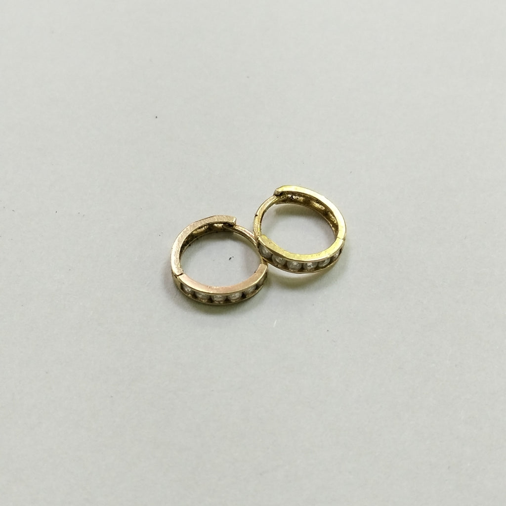ARRACADAS PAR ORO 10 K 1.2 GRMS (SEMINUEVO)