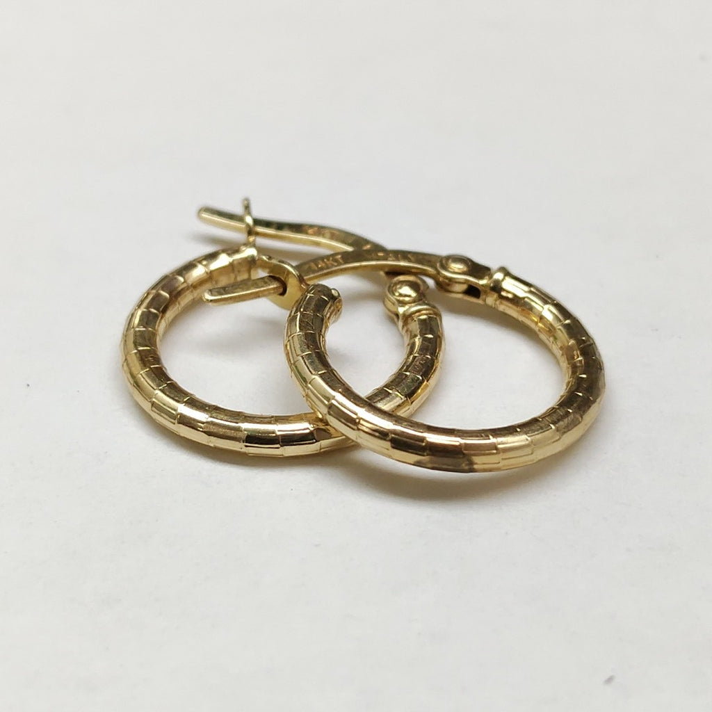 ARRACADAS PAR ORO 14 K 0.8 GRMS (SEMINUEVO)