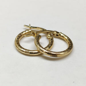 ARRACADAS PAR ORO 14 K 0.8 GRMS (SEMINUEVO)