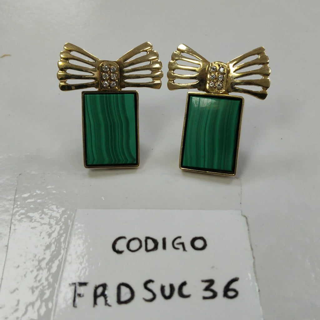 ARETES PAR ORO 14 K 11.6 GRMS (SEMINUEVO)