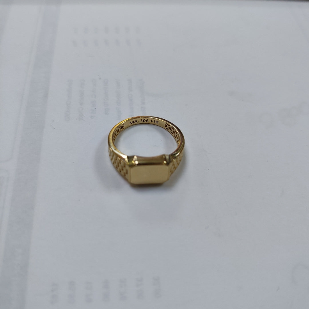 ANILLOS CABALLERO ORO 14K 3.5 (NUEVO)
