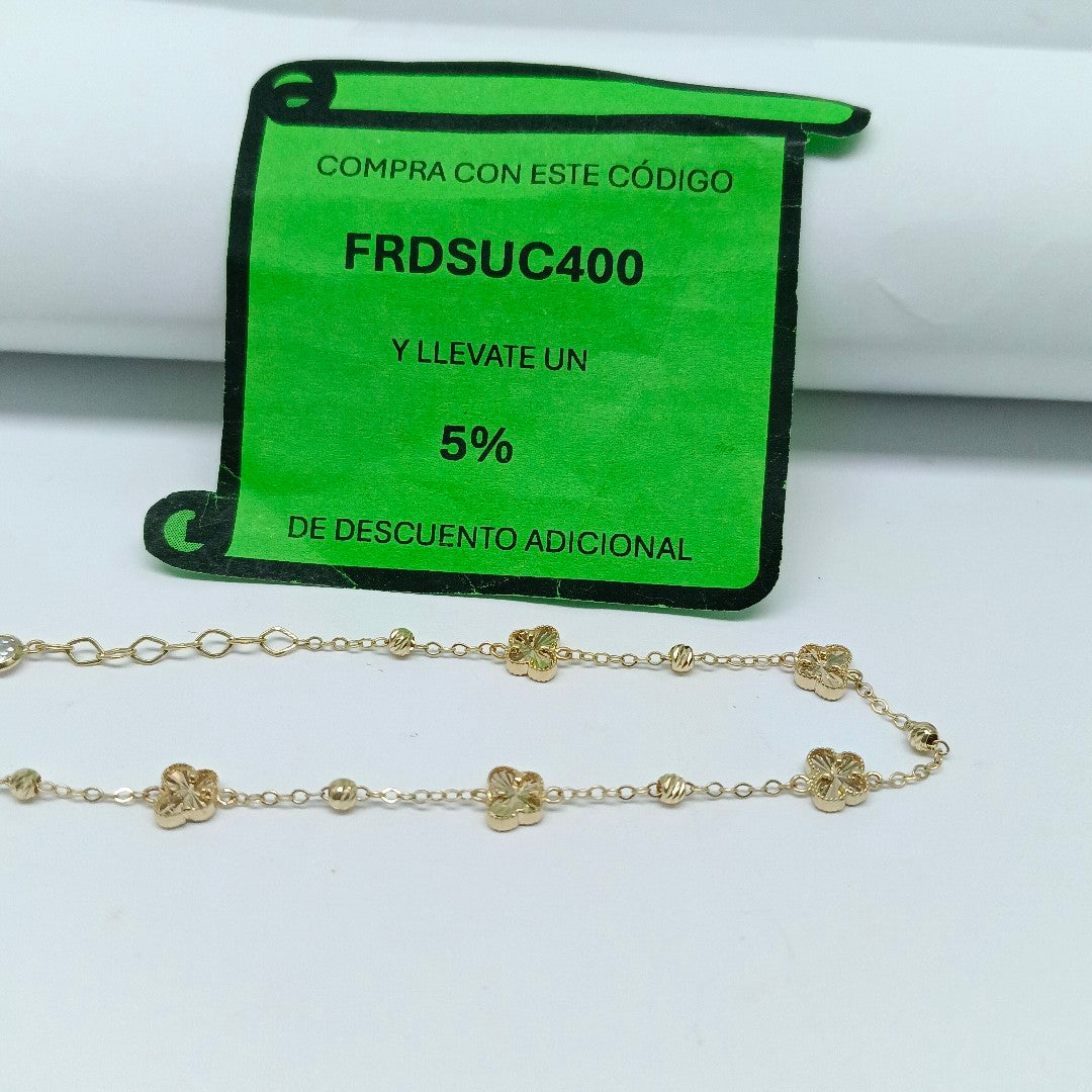 PULSERAS DAMA ORO 14K 2 (NUEVO)