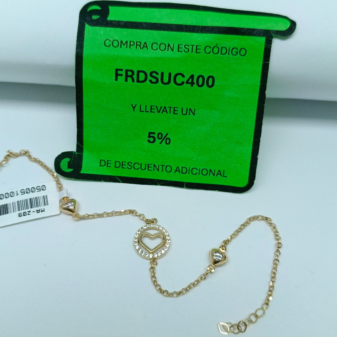 PULSERAS DAMA ORO 14K 2 (NUEVO)