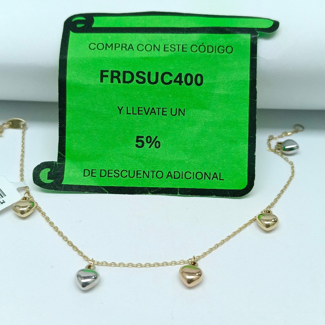 PULSERAS DAMA ORO 14K 2 (NUEVO)