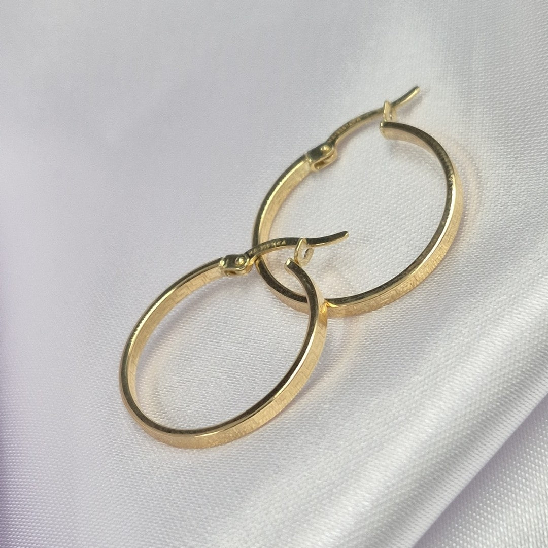 ARRACADAS ORO 14K 1.5 (NUEVO)