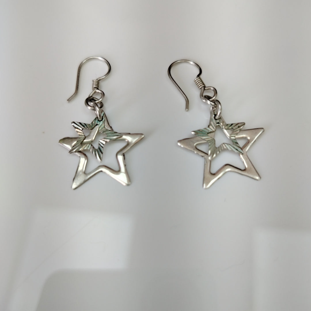 ARETES PAR PLATA 2,60 GRMS (SEMINUEVO)