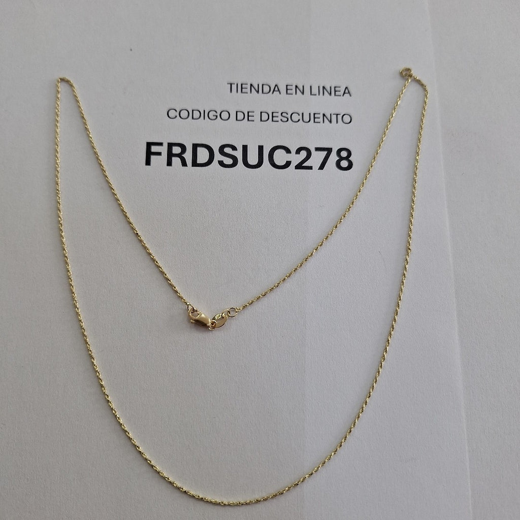 CADENA TORZAL 14K 55 CM 2.9 GR (NUEVO)