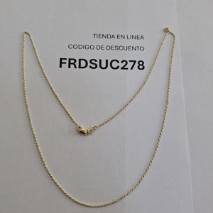 CADENA TORZAL 14K 55 CM 2.9 GR (NUEVO)