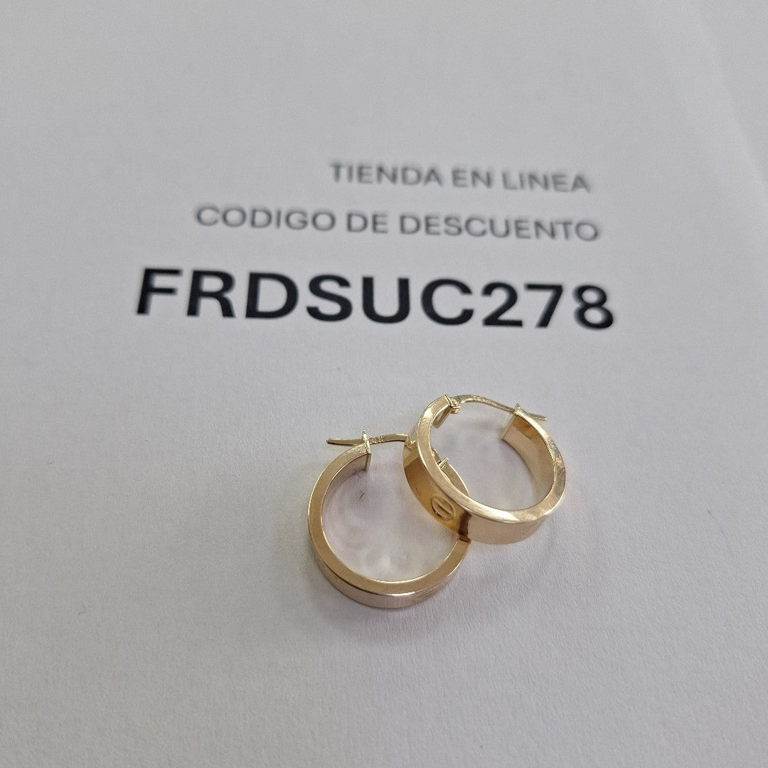 ARRACADAS ORO 14K 2.4 (NUEVO)