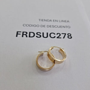 ARRACADAS ORO 14K 2.4 (NUEVO)