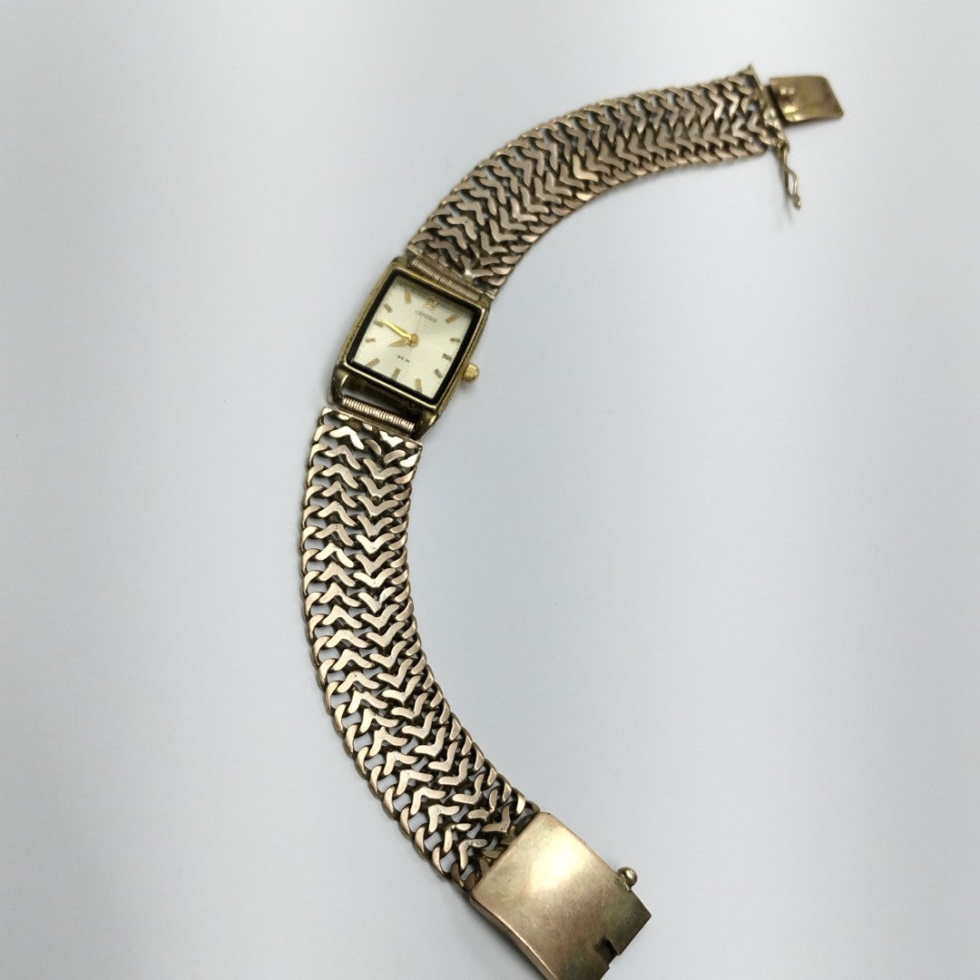 RELOJ CAJA ACERO PULSO ORO ORO 10 K 33.5 GRMS (SEMINUEVO)