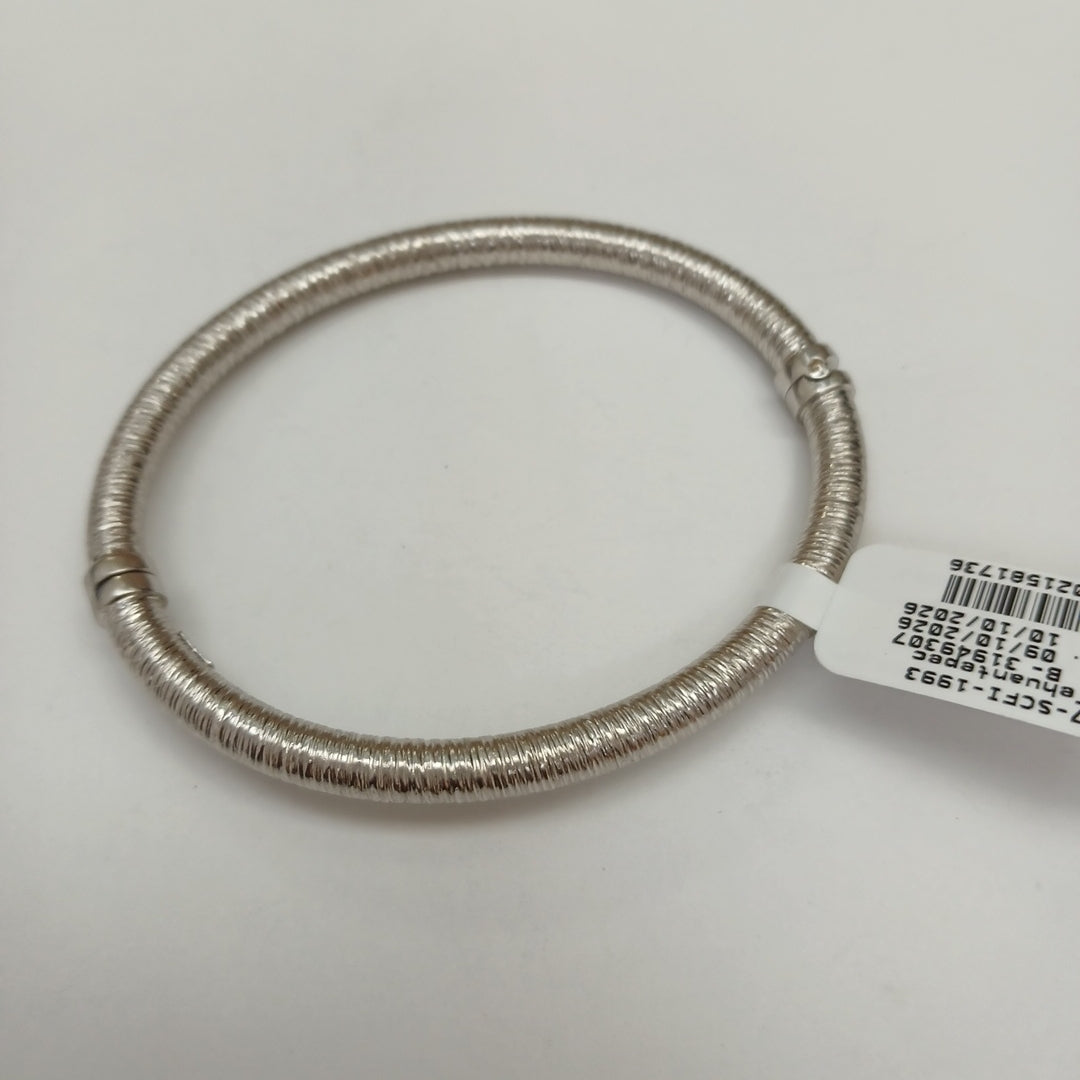 PULSERA RIGIDA ORO BLANCO 14 K 10.2 GRMS (SEMINUEVO)