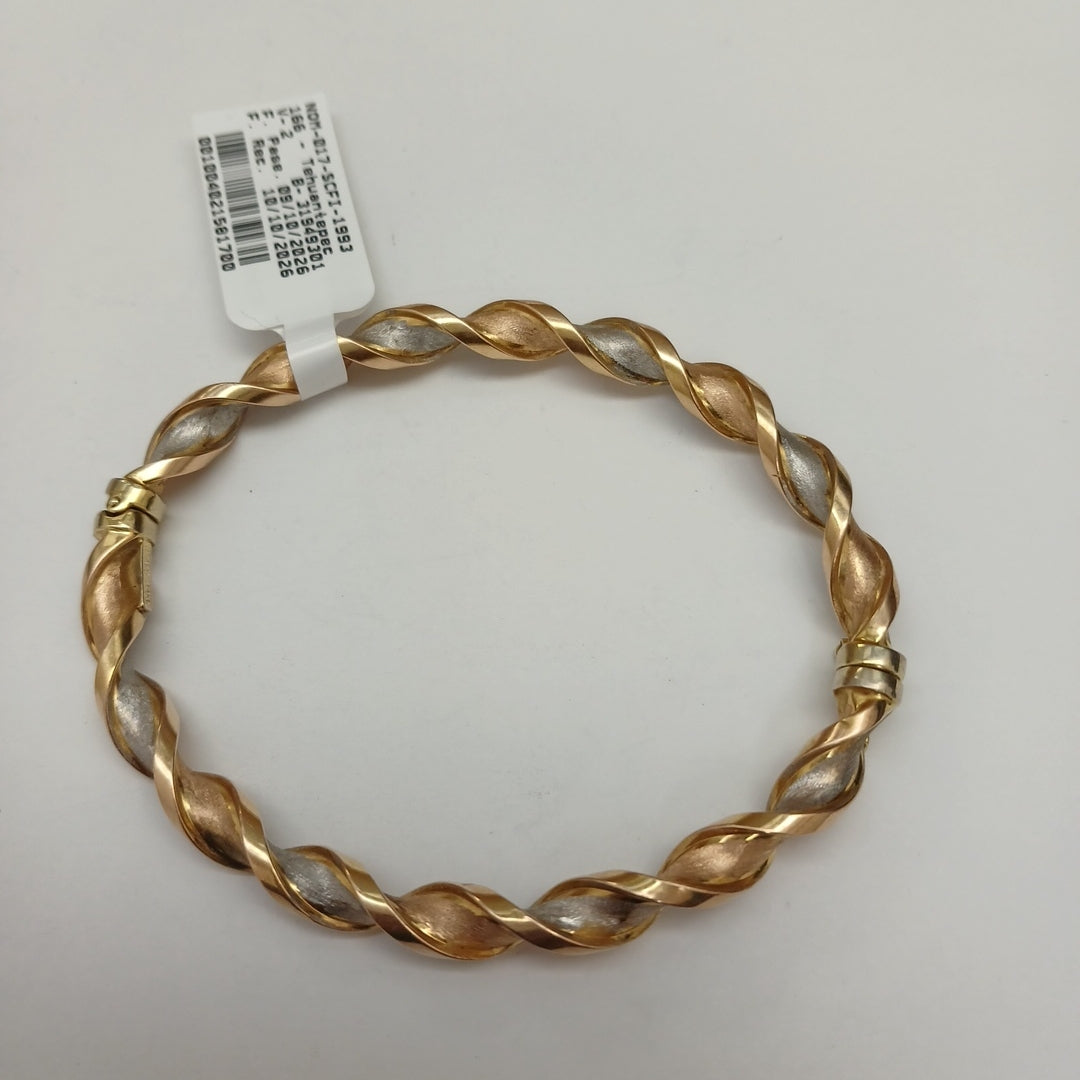 PULSERA RIGIDA ORO 14 K 6.6 GRMS (SEMINUEVO)