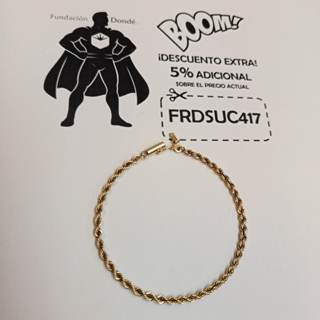 PULSERA ORO 14 K 6.3 GRMS (SEMINUEVO)