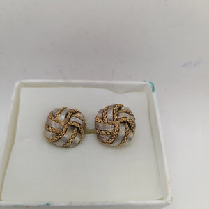 ARETES PAR ORO 16K 12,10 GRMS (SEMINUEVO)