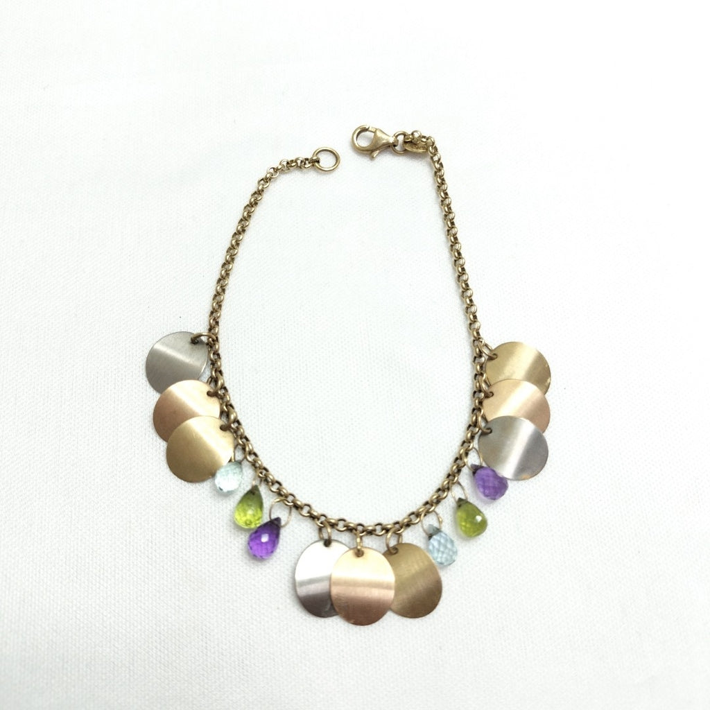 PULSERA ORO,ORO COMBINADO 10 K 5,10 GRMS (SEMINUEVO)