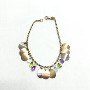 PULSERA ORO,ORO COMBINADO 10 K 5,10 GRMS (SEMINUEVO)