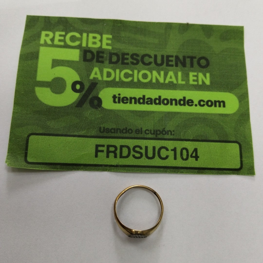 ANILLO ORO 10 K 1.6 GRMS (SEMINUEVO)