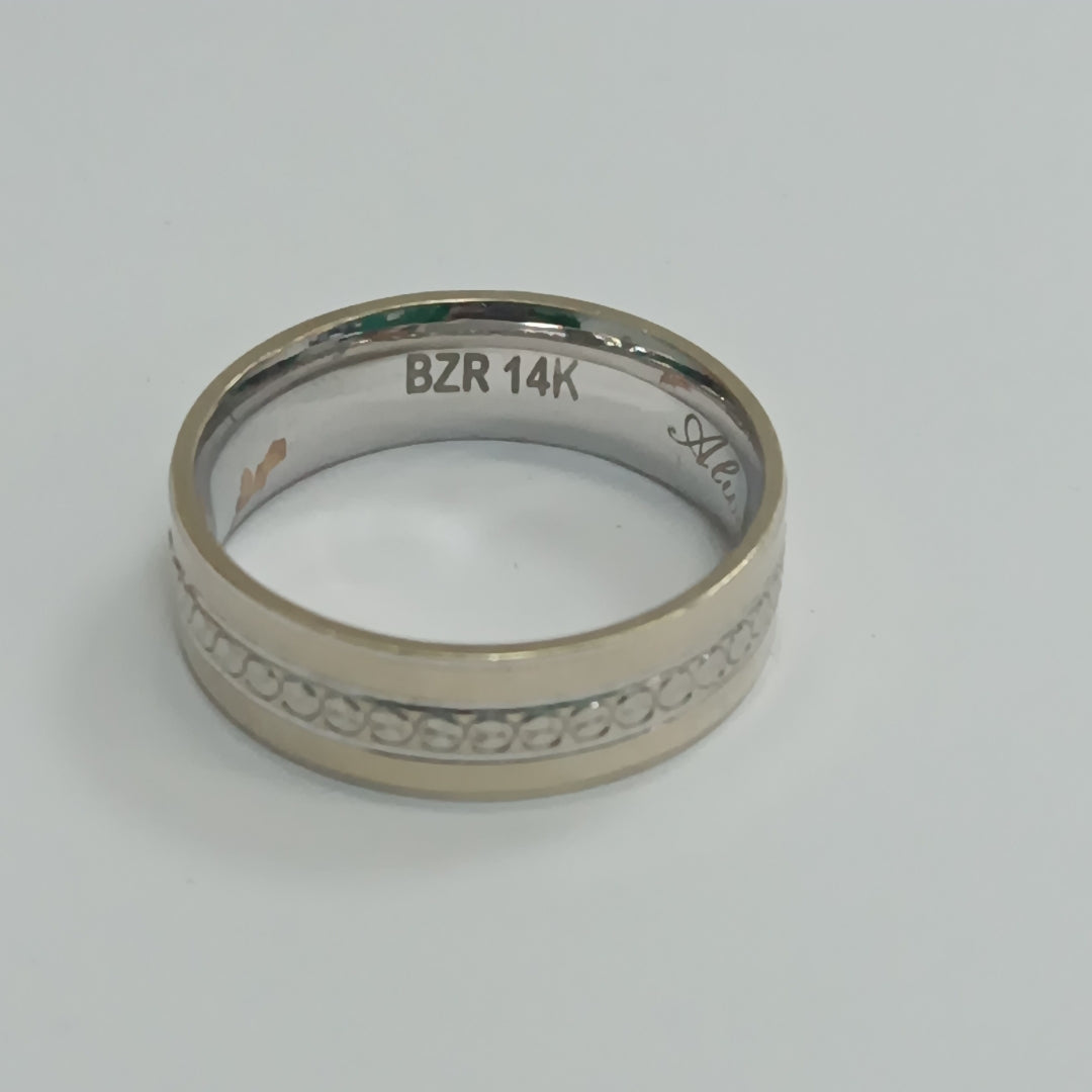 ARGOLLA ORO BLANCO 14 K 3.7 GRMS (SEMINUEVO)